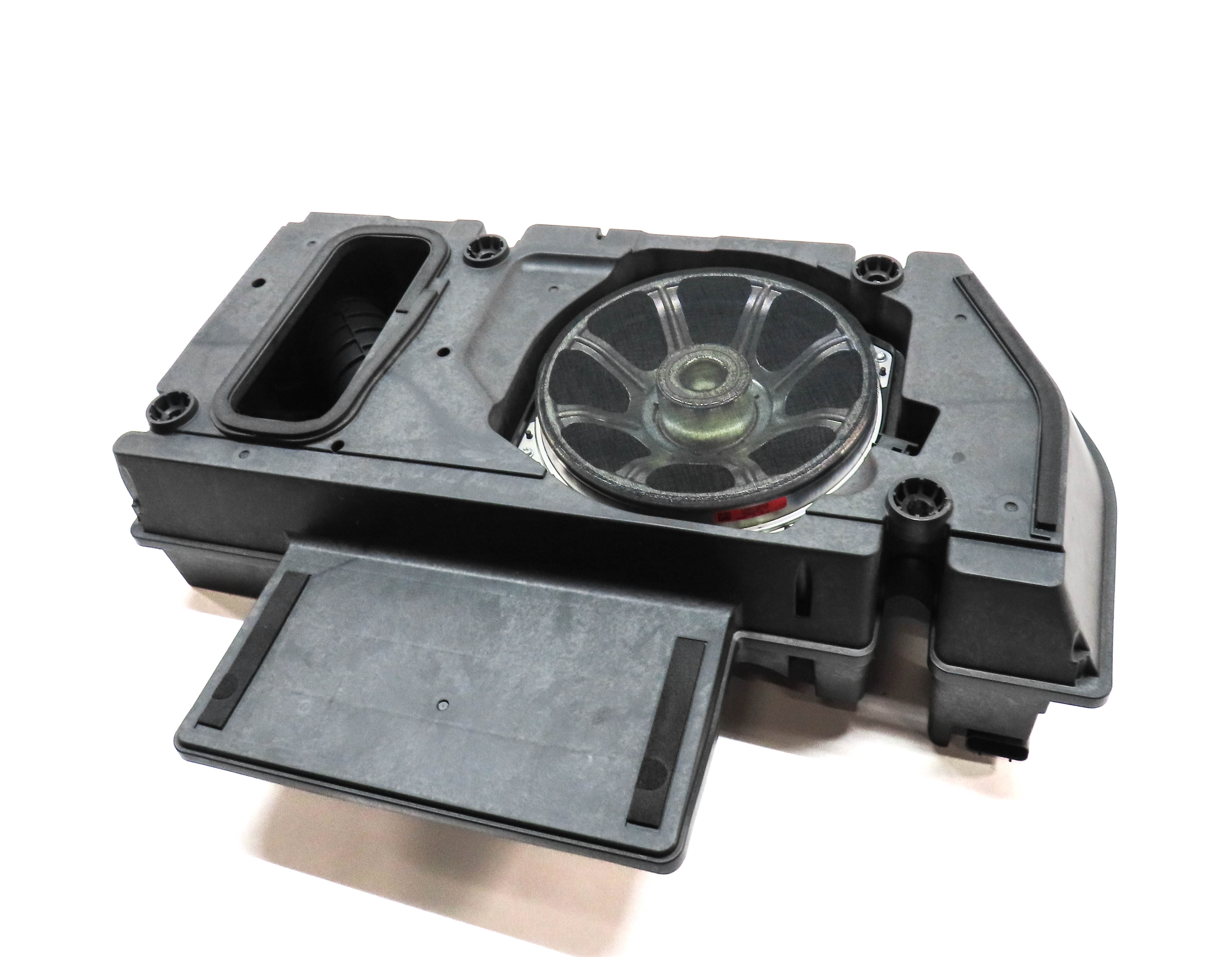 2015 RANGE ROVER SPORT (L494) MERIDIAN SUPER PREMIUM AUDIO SUBWOOFER w/ BOX — exact item pictured